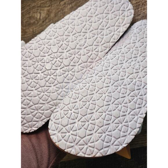 Stoney clover target slip on rubber sandals Womens 7 (youth 5) tiedye hearts - Picture 3 of 5